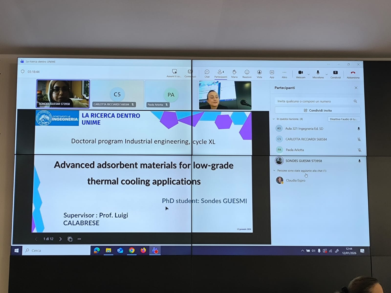La Ricerca dentro Unime gen 2026